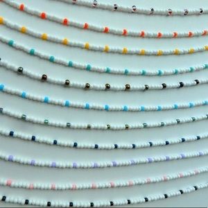 seed bead VSCO choker necklace